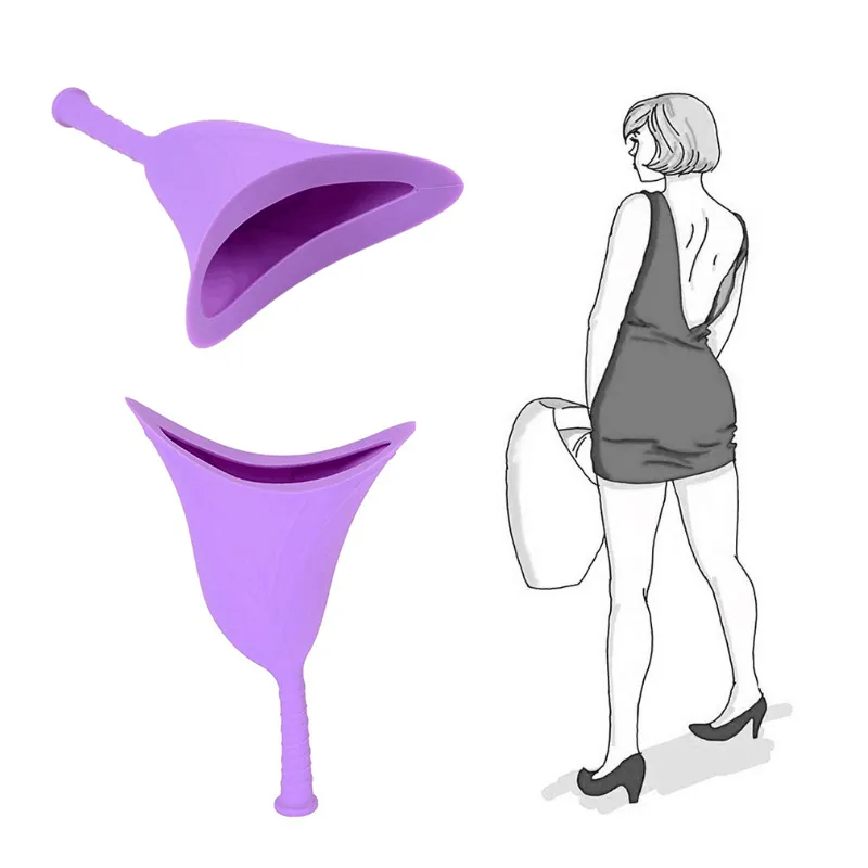 Medical grade silicone Portable female urinal