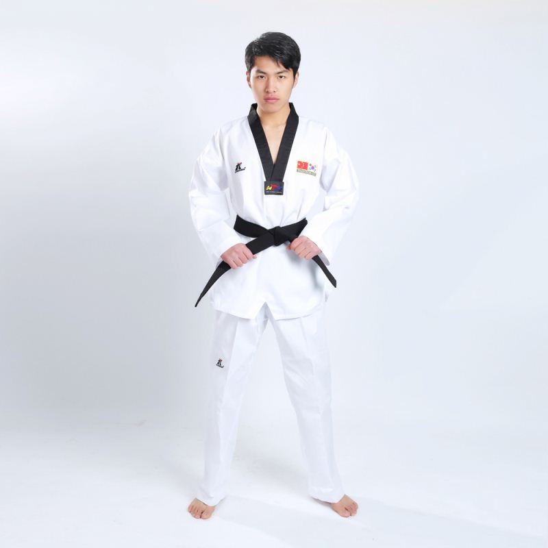 Лучшая Стильная Детская униформа для тхэквондо Dobok Wtf тхэквондо