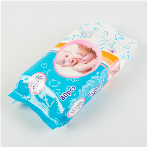 Нетканая влажная салфетка spunlace для ежедневного пользования, 40 г/м2, 15*20 см