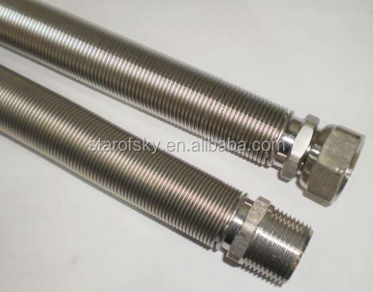 Металлическая гофрированная трубка pfa AISI304 316L для газа/воды, 1/2 дюйма, 3/4 дюйма