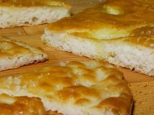 Фокача с оливковым маслом глютена. Лактоза