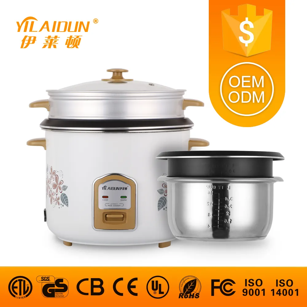 Multifunction mini multi cylinder shape guangdong economic durable electric rice cooker with high quality and food steamer