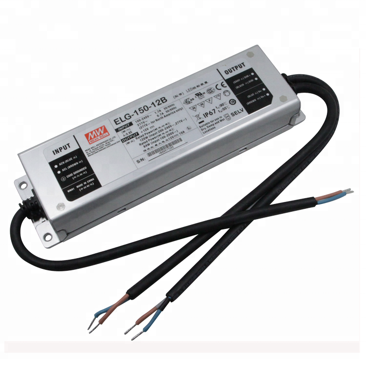 Meanwell Водонепроницаемый металлический корпус IP67 ELG-200-C1050 200 Вт 1050ма постоянного тока Диммируемый светодиодный драйвер
