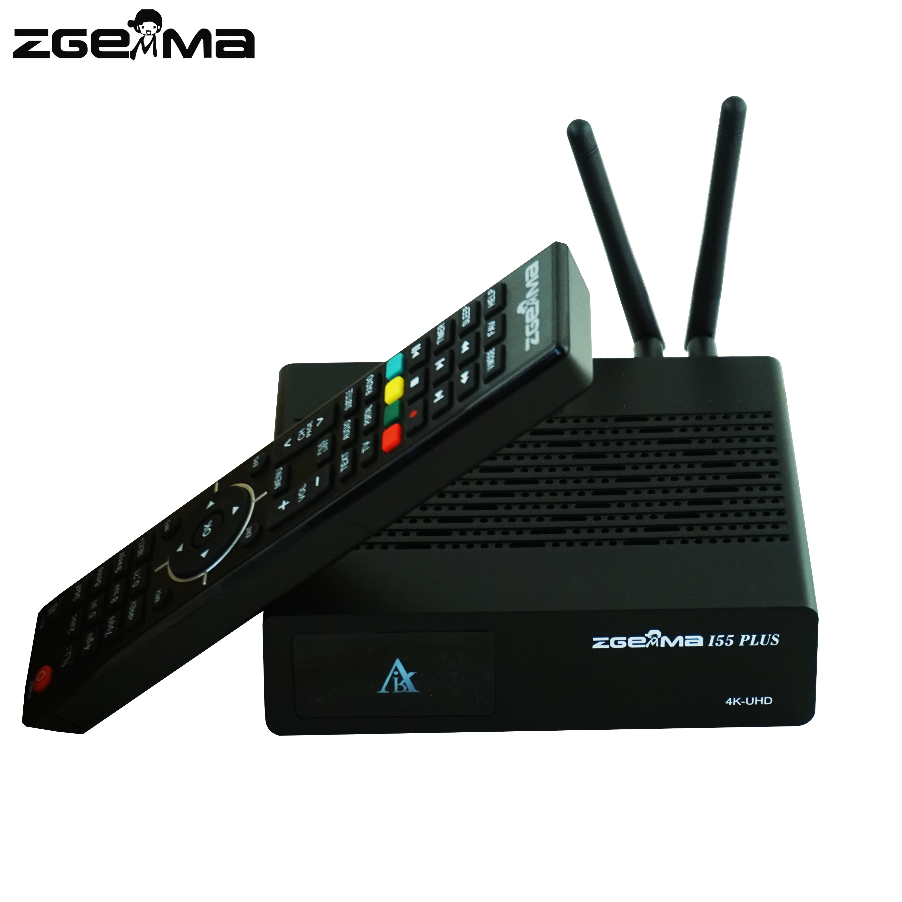 4K UHD Enigma2 iptv декодер zgemma i55 plus со встроенной wifi антенной