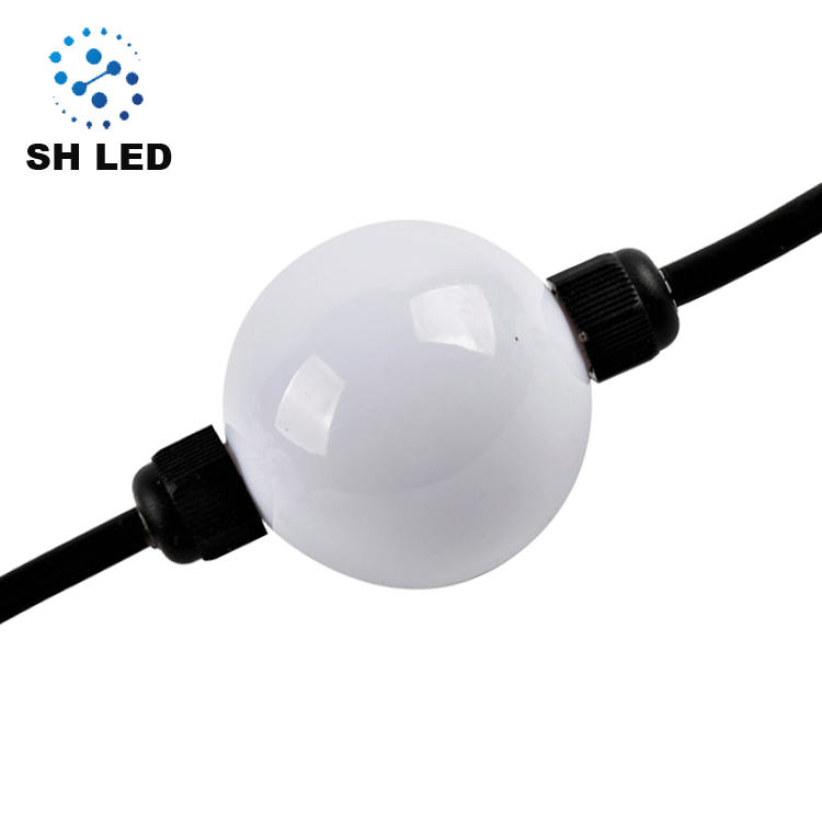 Наружная DMX RGB RGBW программируемая светодиодная 3D Хрустальная Пиксельная сфера шар гирлянда