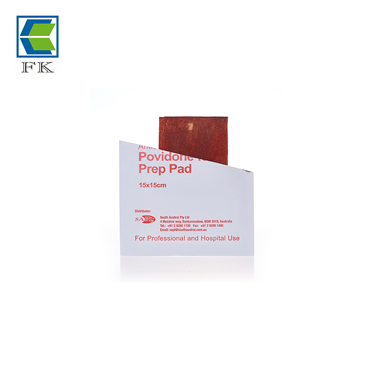 Заводская цена Povidone йода Prep Pad и Povidone йода Pad 6,2x7 см