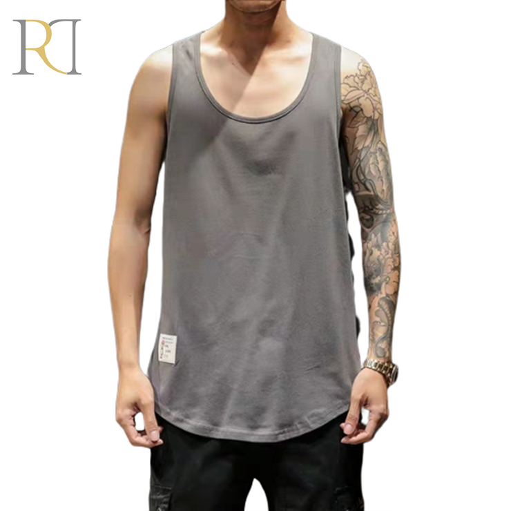Wholesale athletic casual custom men gym tank top