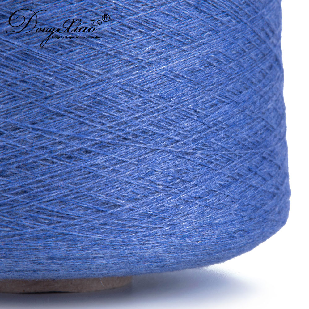 free sample cashmere and wool blend cone indigo dyed yarn