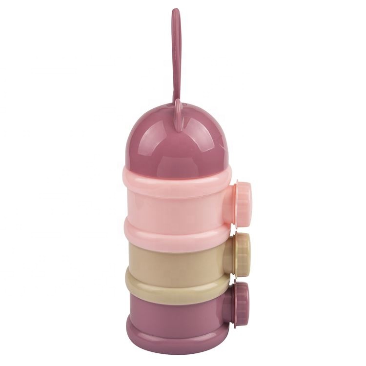 Container dispenser storage three-layer milk powder box baby formula infant milk powder dispenser