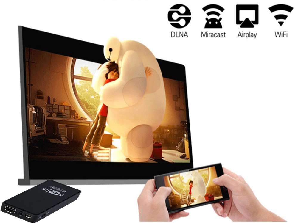 Xyuns PTV1000 зеркало 2 тв Miracast DLNA Airplay ключ для ios9 wi-fi дисплей приемника поддержка ос Linux