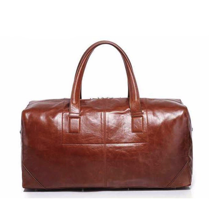Дорожная кожаная мужская сумка для багажа Holdall OEM китайский производитель Повседневная сумка из натуральной кожи для переноски