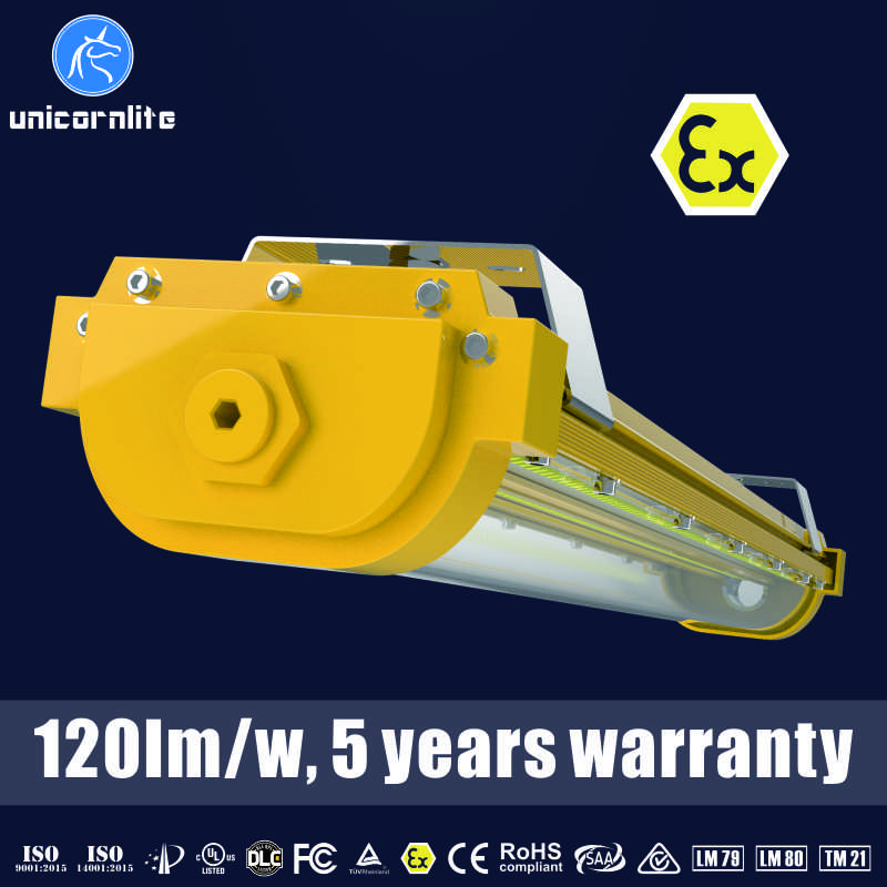 5 рыскания ГАРАНТИЯ 20 Вт 40 Вт 60 Вт 80 Вт и 120LM/W ATEX Luminaries взрывозащищенный прожектор