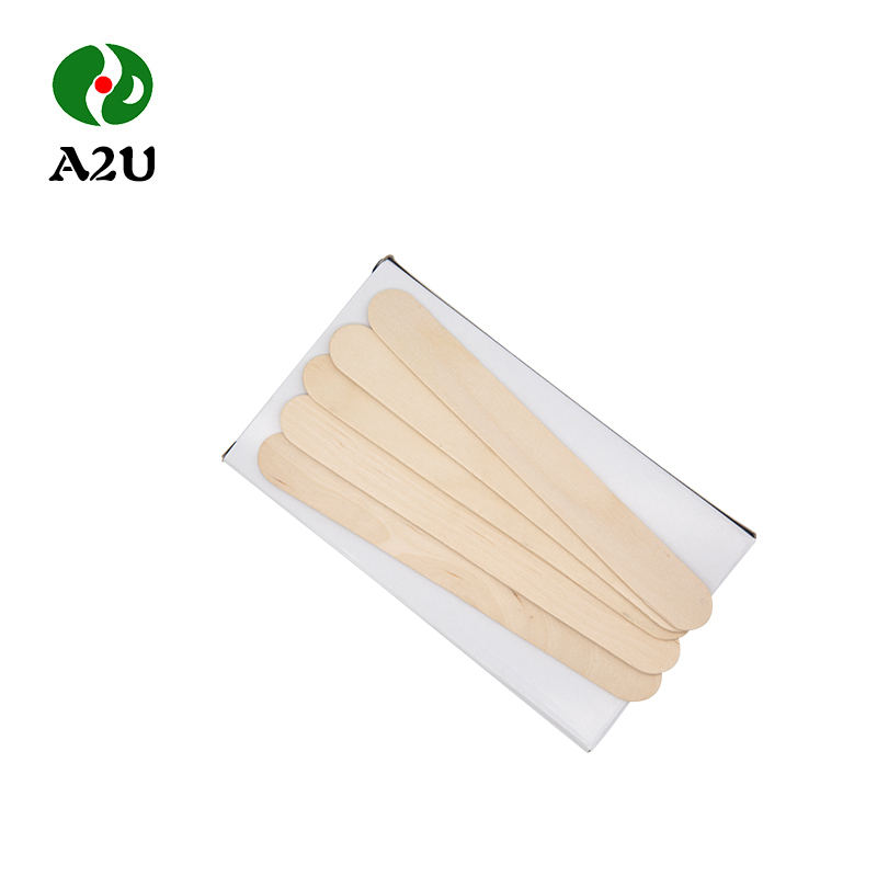 Disposable Beauty Makeup Use Birch Wood Cosmetic Wax Spatula