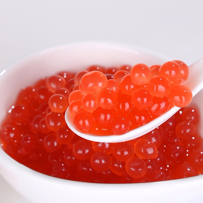 High quality best selling order bubble tea online strawberry flavor