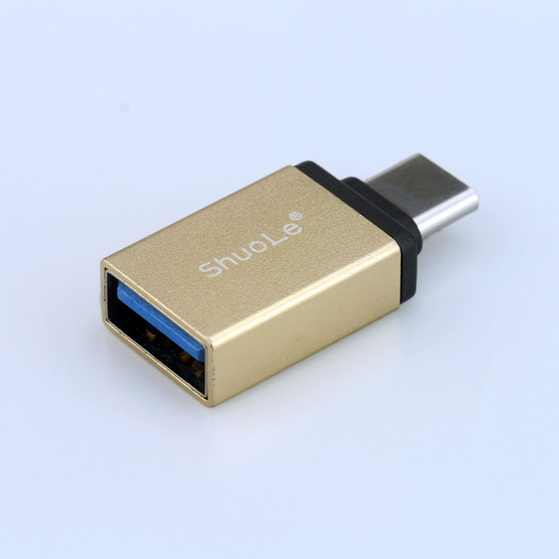 Металл Портативный USB3.1 типа C мужчин USB3.0 Женский OTG адаптер конвертер