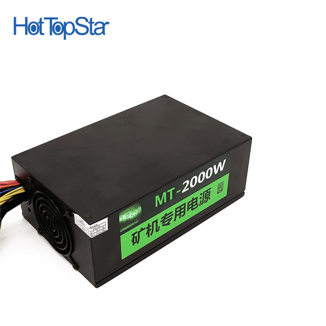 90 Плюс золото MT-2000W модульный блок питания Биткойн Майнер блок питания ATX блок питания