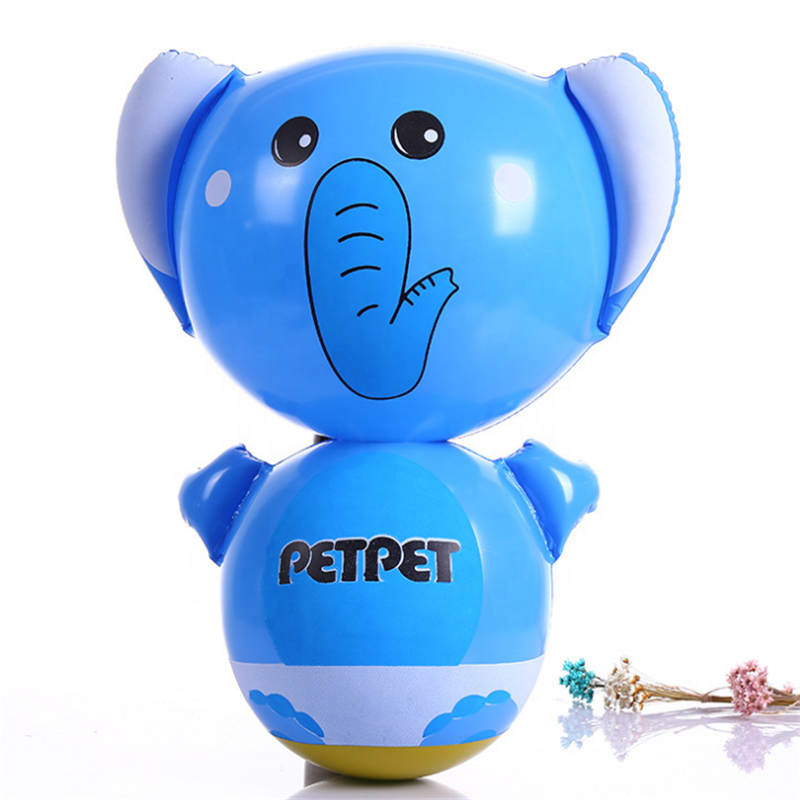 good quality inflatable rabbit tumbler for kids plastic toys colored plastic tumblers