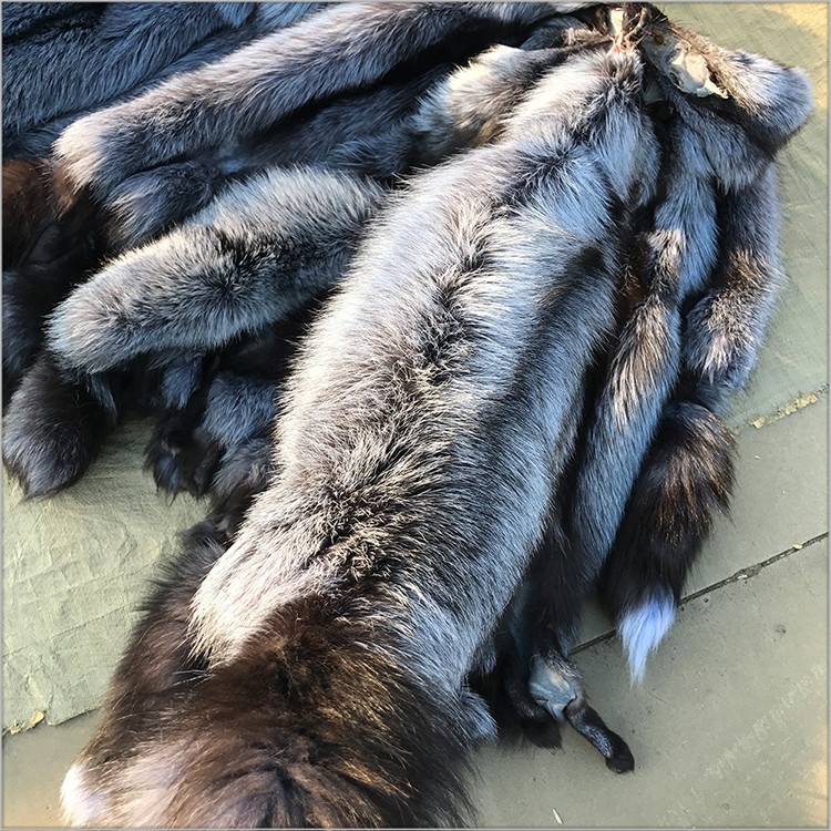 ALICEFUR по оптовой цене из меха черно-бурой лисицы, коврик для ползания/Сапоги на натуральном лисьем кожи для продажи