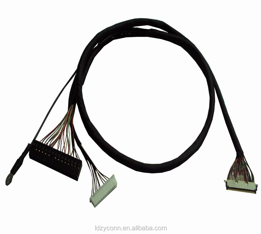 Пользовательский ЖК-дисплей 30 pin 40 pin кабель LVDS