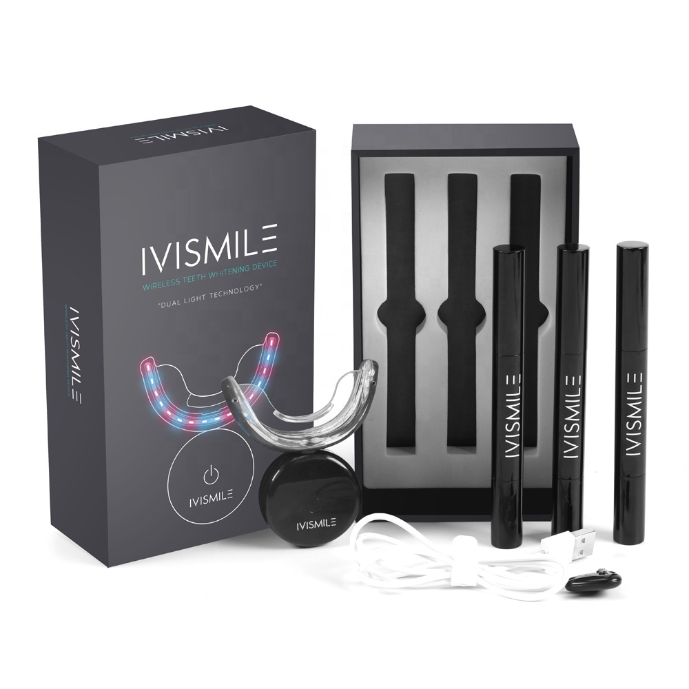 Wholesale Private Label Home Cold Light Tooth Whitening Device with Peroxide Gel Kit