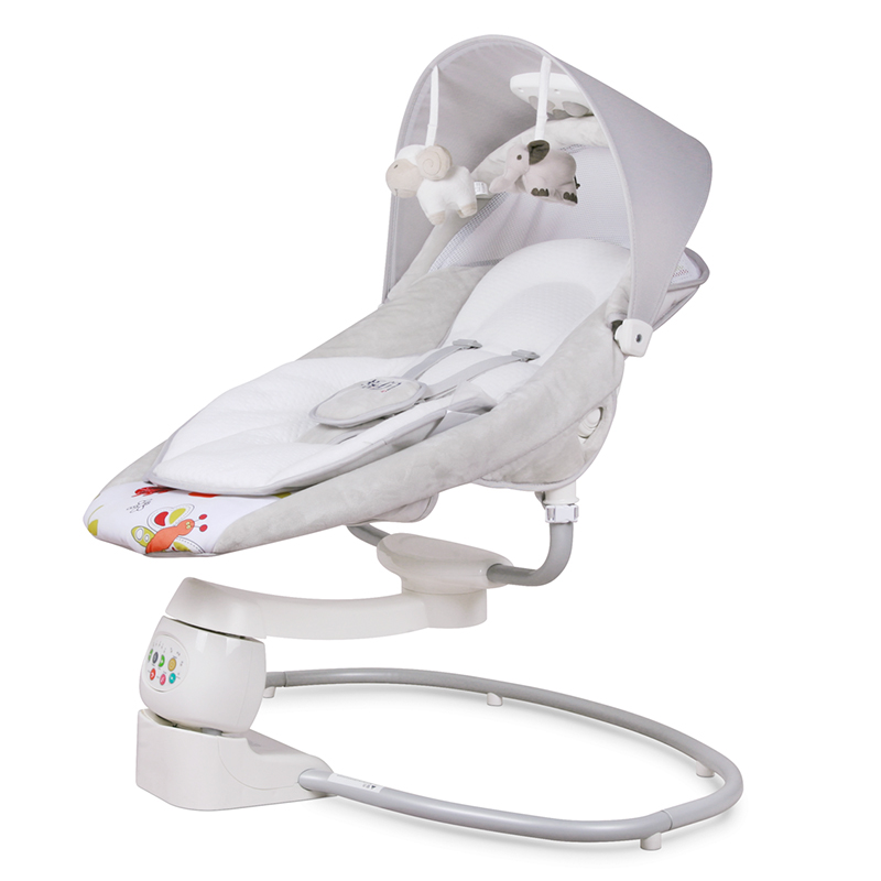 China high quality electrical swing bed Baby swing bed rocking chair electric baby crib cradle
