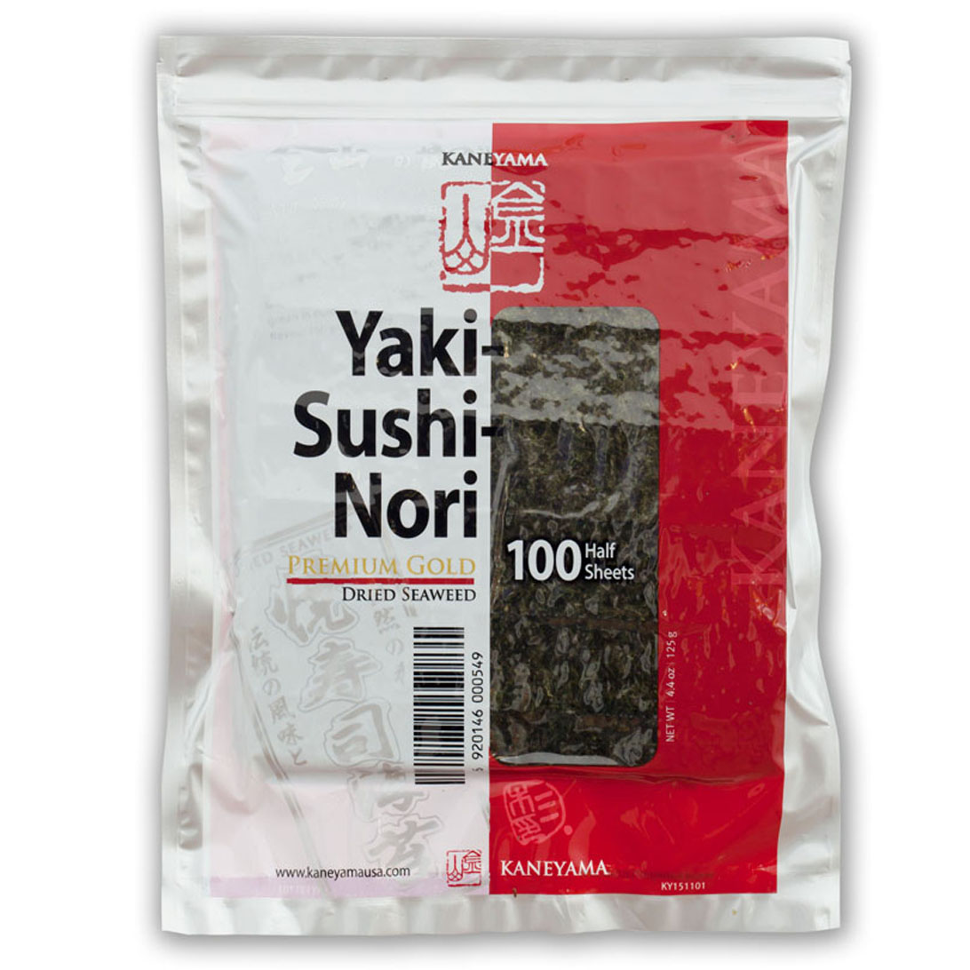 Производитель жареного Seweed Kosher, 1/2 порезов, 100 листов