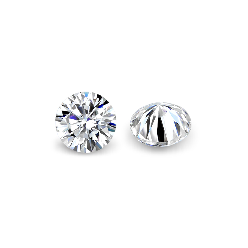 0,5 ct-1.5carat D-E цвет супер белый синтетический, Круглый, блестящий, свободный, моиссанит, алмазный камень