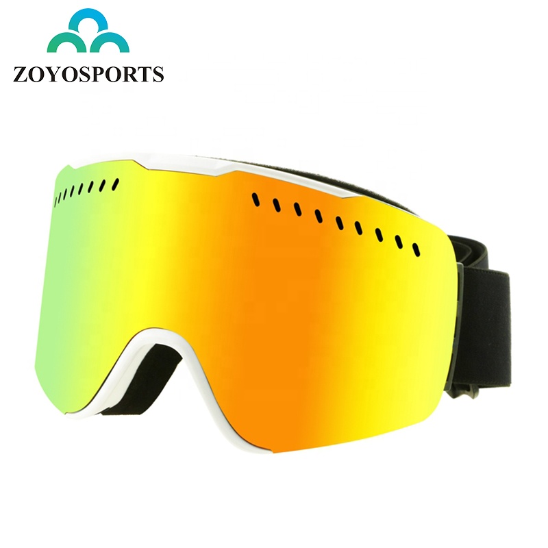 ZOYOSPORTS Лидер продаж устойчивость к царапинам Oem анти туман зимние сноуборд лыжные спортивные очки УФ Магнитная бескаркасные снег,