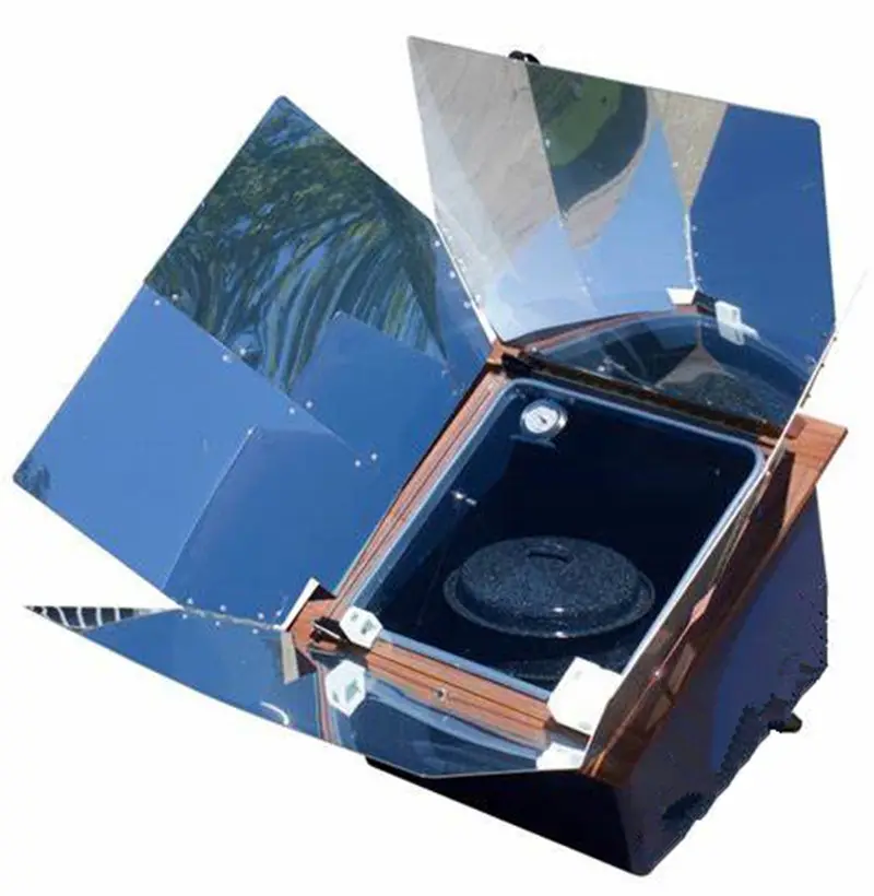 high quality folded wood solar oven for baking