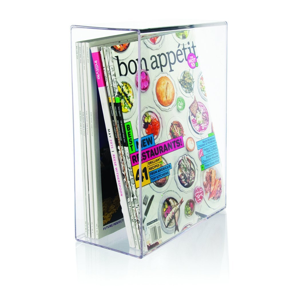 2019 Hot Sale Custom Clear A4 Desktop File Organizer Holder Book Brochure Holder Display Stand Office Stationery
