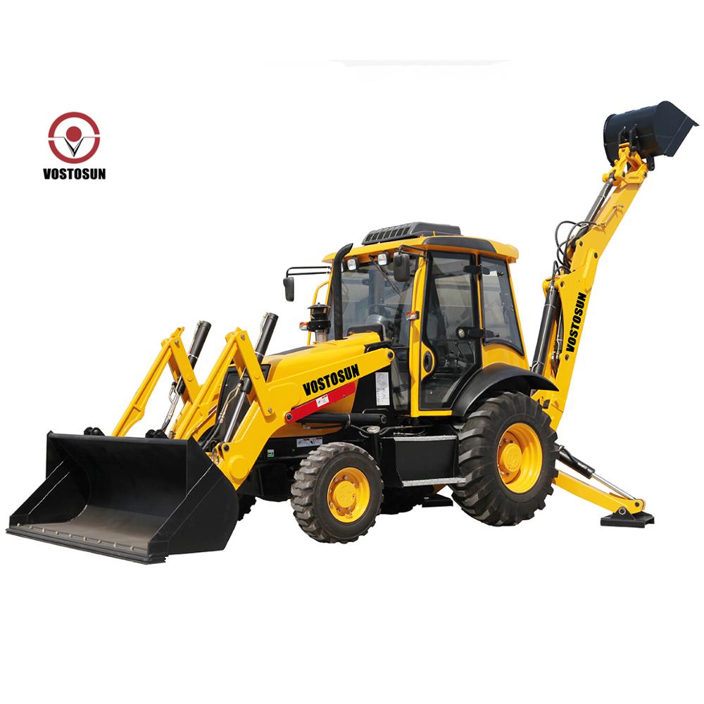 WZ30-25 3CX Carraro оси и передачи погрузчик трактора, 100hp погрузочный ковш 1cbm погрузчик с обратной лопатой с горизонтальным стабилизатор