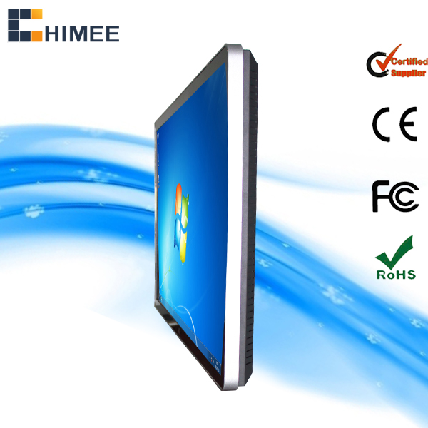 Настенный сенсорный экран 27 дюймов, компьютер с одной платой (I3,I5,I7 опционально)