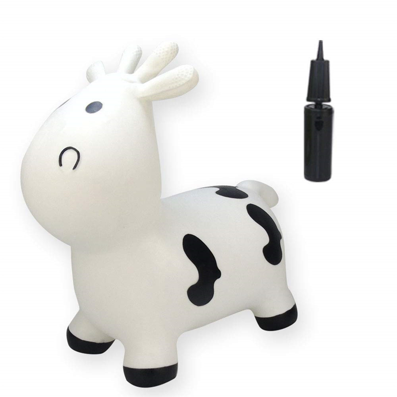 High quality plastic inflatable cow toy for kids