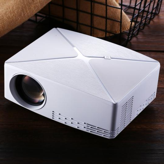 Проектор AUN C80, белый цвет. Разрешение 1280x720, домашний кинотеатр