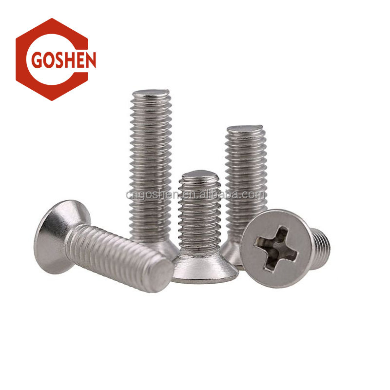 Din965 крест утопленный поднятый countersunk крепежный винт с головкой