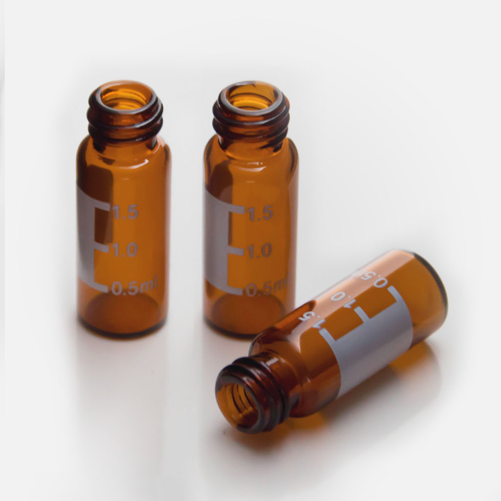 Боросиликатное стекло Aijiren, 8-425 хроматография, набор флаконов HPLC, лабораторный анализ, 1,5 мл, винтовая трубка Shimadzu GC