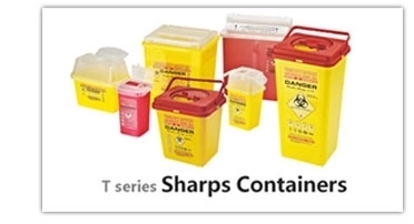 Hospital 5L Sharps Container Disposable Sharp Box Medical Waste Container