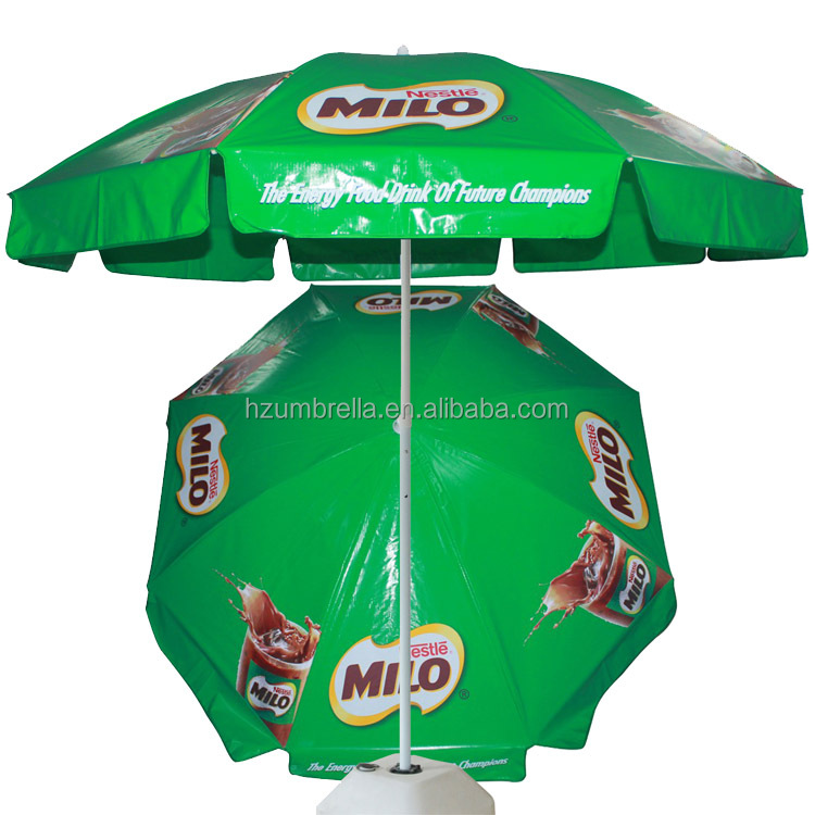 * 42*280g материей типом пх Nestle, Milo, рекламный зонтик, с принтом «milo» nestle пляжный зонт, с принтом «milo» зонтик от солнца