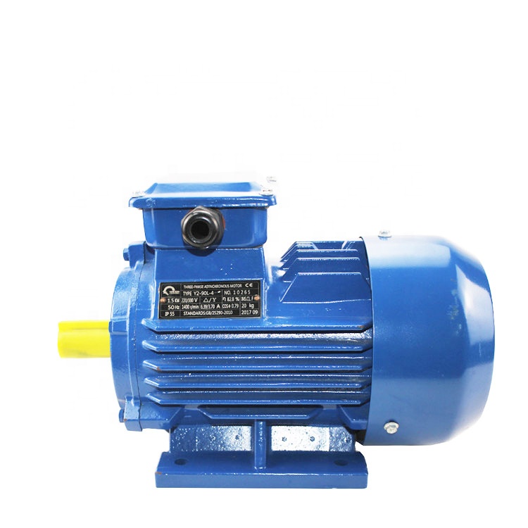 Y2-90L-4 2 hp 1,5 кВт 220 В 380 В/400 В 1500 об/мин трехфазный индукционный асинхронный электродвигатель