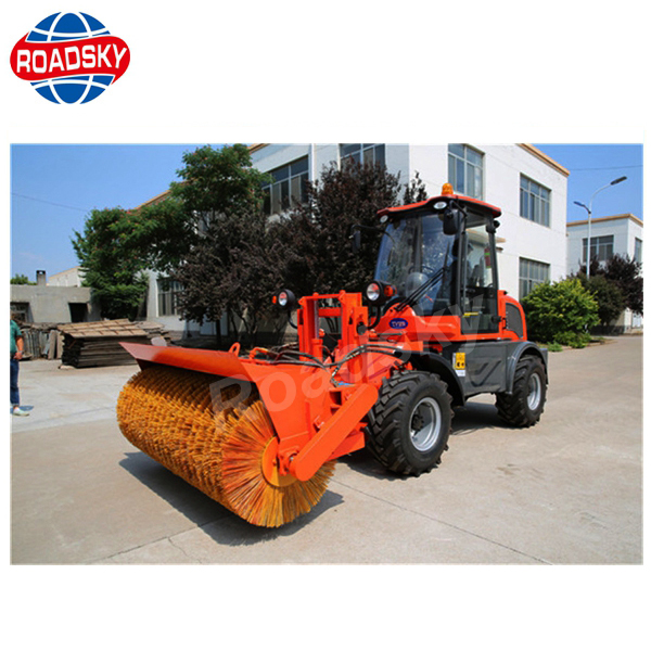 CE трактор уборки дорог на тракторе, Снег Sweeper тележкой sweeper