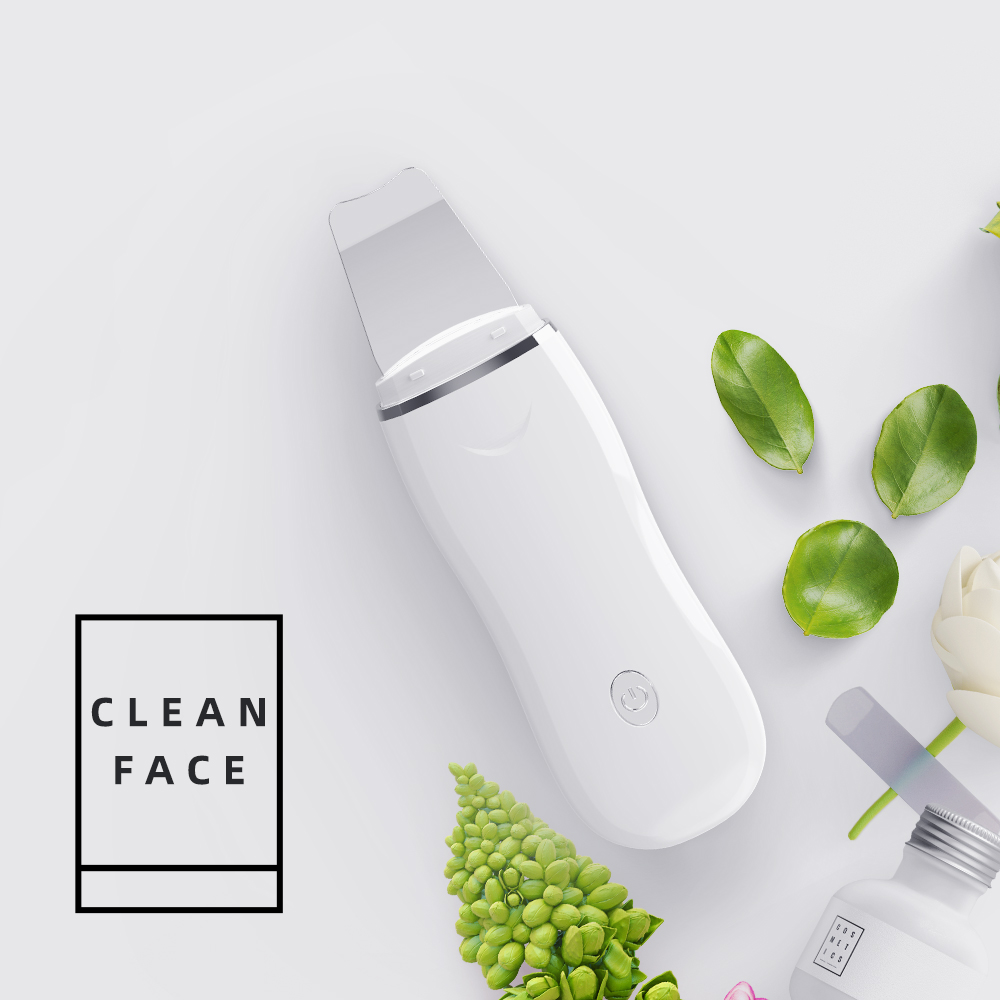 face massage tools electric ultrasonic facial cleanser skin scrubber