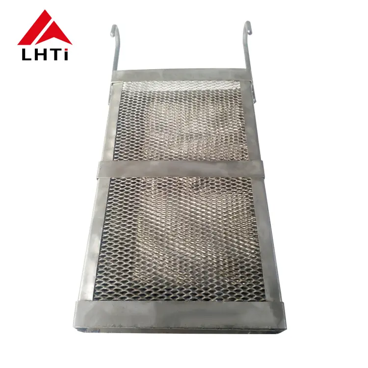 Gr2 titanium anode basket electroplating 5x10 6x12mm for chemical Industry