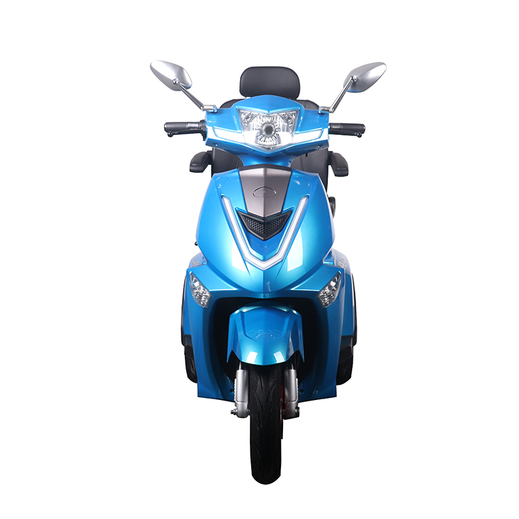 T408-3 500W 1000W EEC 50 км Электрический скутер 3 колеса Электрический трехколесный скутер с LED