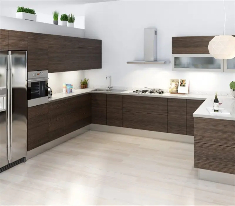 Bomei Factory European Style Acrylic Kitchen Cabinets With Custom Made Modern Kitchen Designs