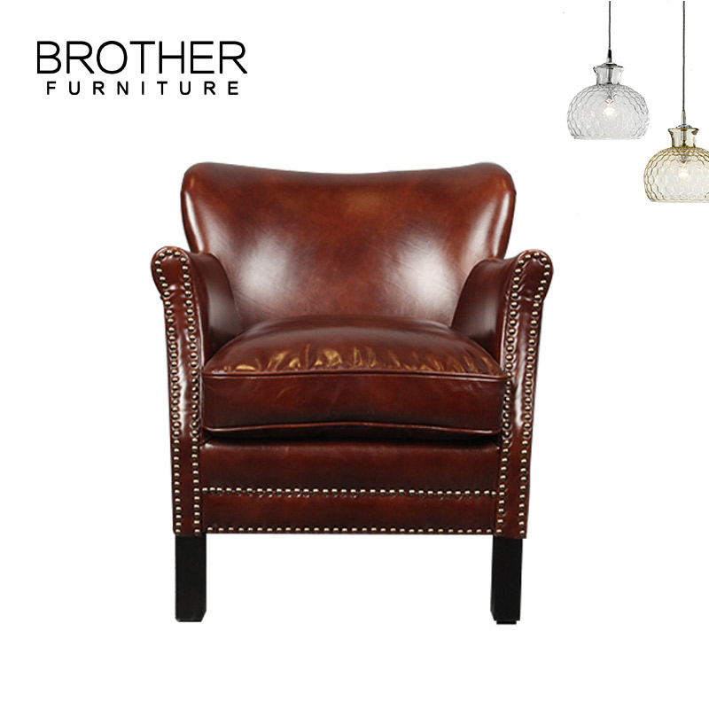 American Classic Single Sofa chair / leather armchair