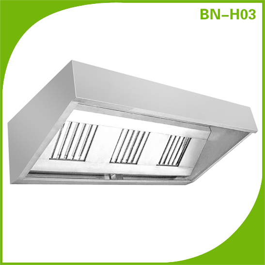 Stainless steel range hood,commerical restaurant kitchen hood