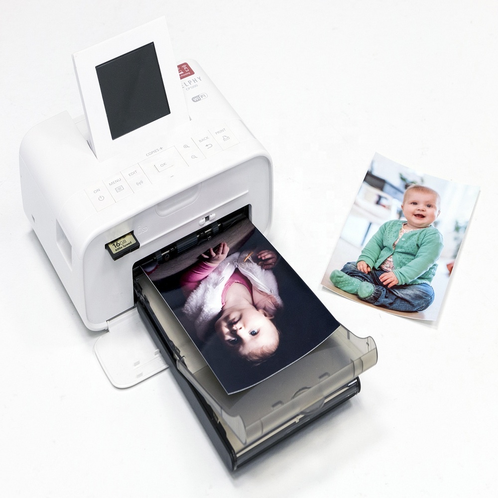 Фотобумага для Canon Selphy CP1200 CP1000 CP100 CP900 C1300 чернильный картридж KP-108in