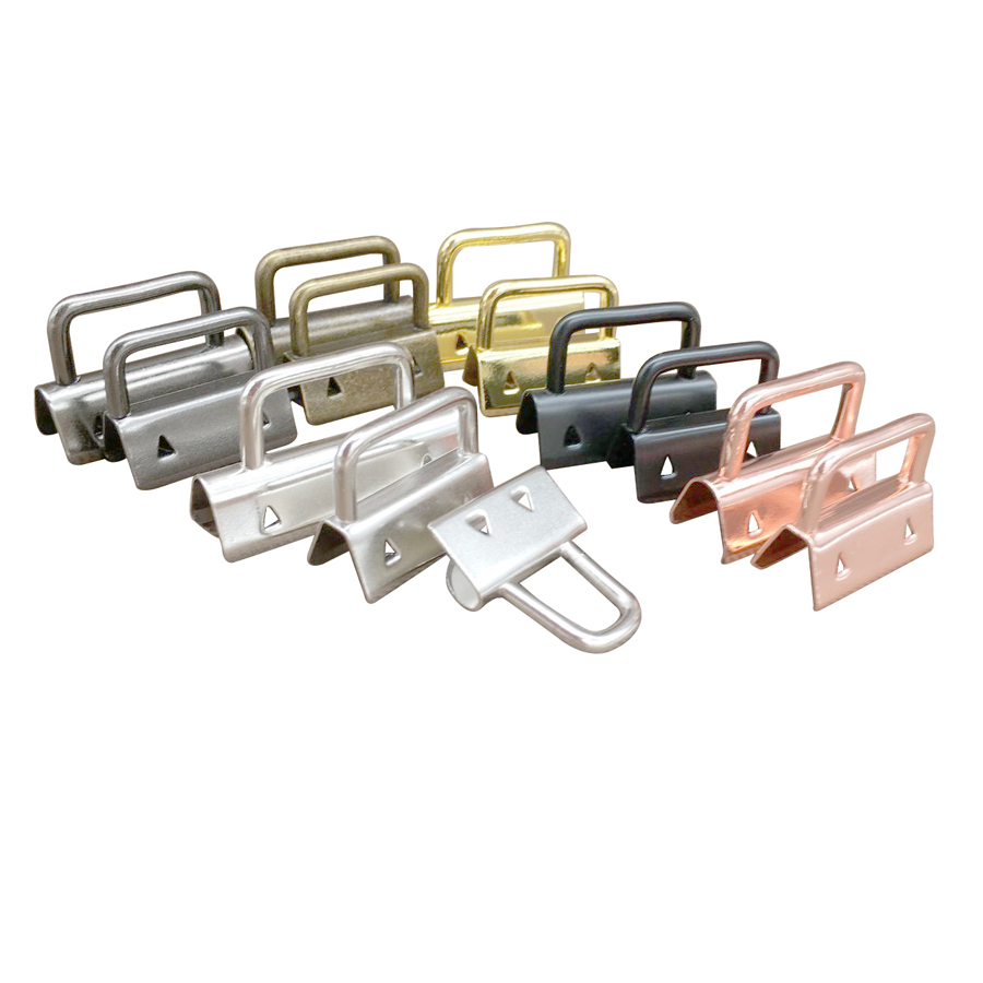 different colors nickel free key fob hardware