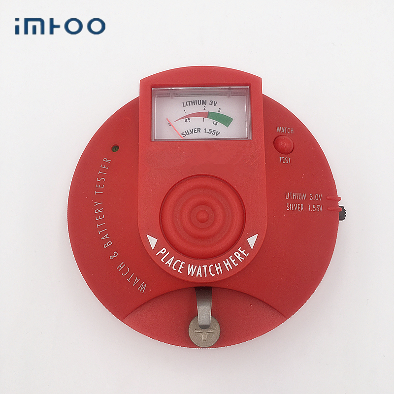 Circular Type Watch Battery Pulse Tester and 1.5V 3V Button Cell Battery Analyzer