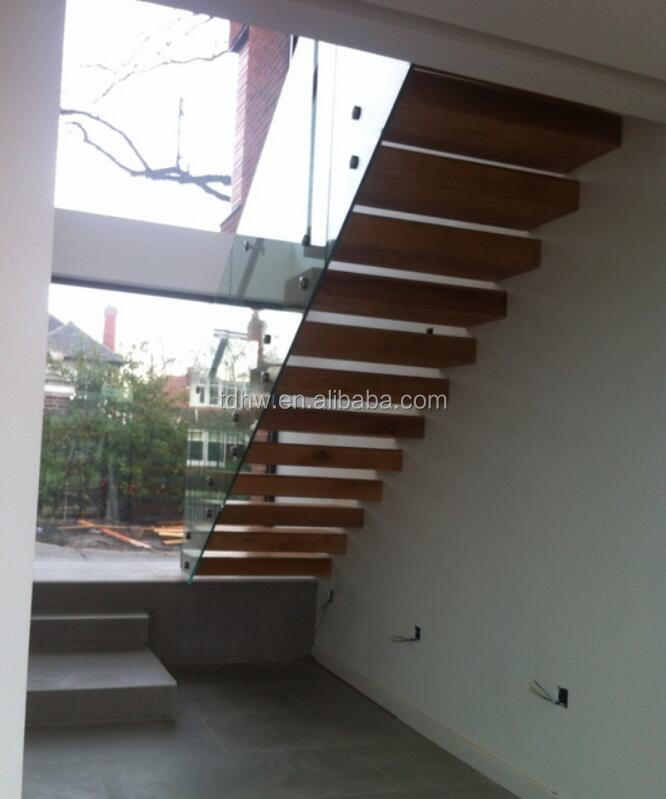 Cantilevered лестница или плавая лестница с деревянная ступень